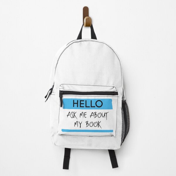 Item preview, Ask Me About My Book Design for Published Authors and Writers designed and sold by Hopscotch Shop Designs.