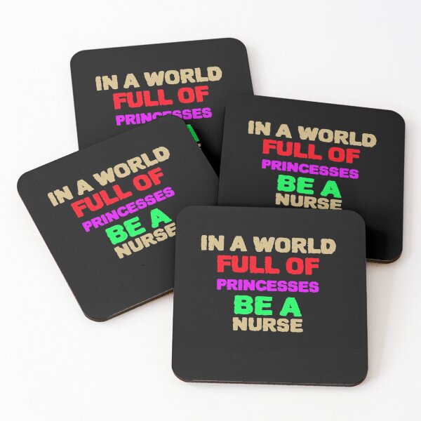 Item preview, in a world full of princesses be a nurse designed and sold by YourEssentials.