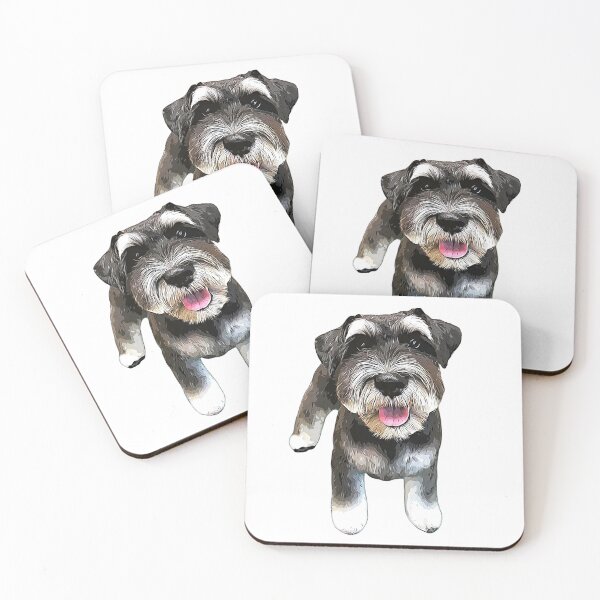Item preview, Miniature Schnauzer Cute Mini Salt and Pepper designed and sold by Elarex.