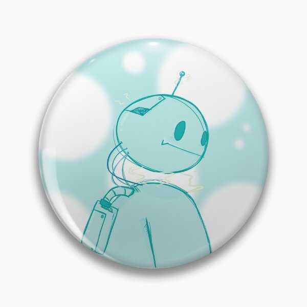 Artikelvorschau, Baby Blue Bot entworfen und verkauft von RocketKatt.