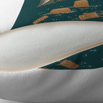 Alternate view of LumberJack Shark Throw Pillow