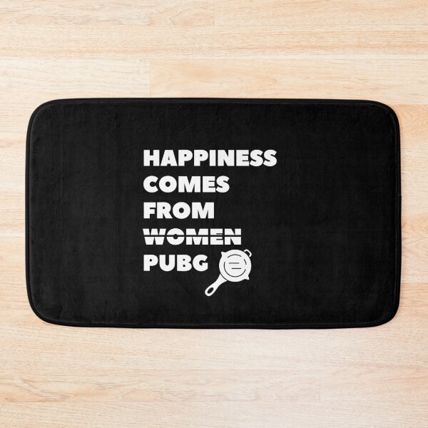 Item preview, HAPPINESS COMES FROM PUBG, NOT WOMEN|Gifts for PUBG lovers, gaming, gamers designed and sold by cookiemasterpj.
