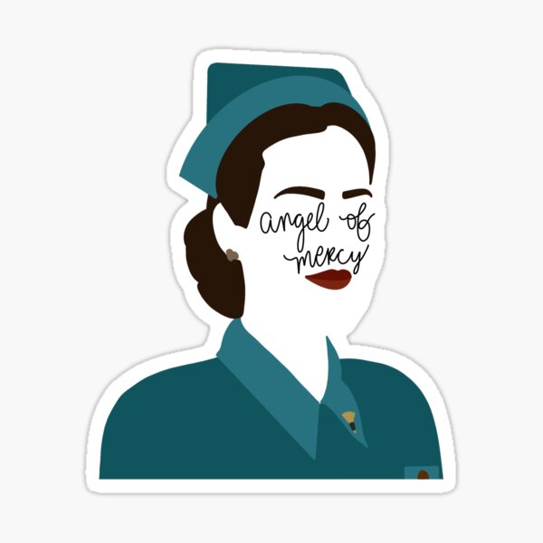 "Nurse Ratched " Sticker for Sale by BruisedOrange Redbubble