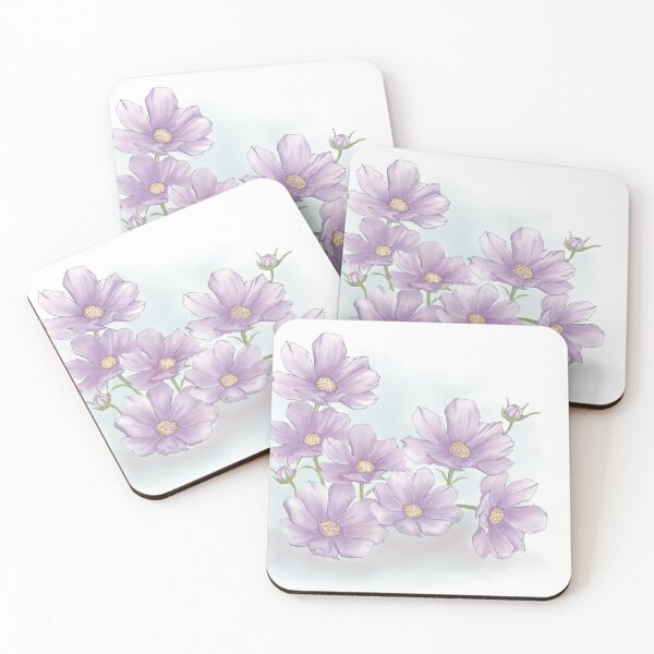 Item preview, Cosmos Purple Flower designed and sold by ArTeaCupcake.