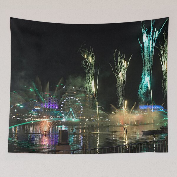 Item preview, Darling Harbor Fireworks designed and sold by Marylou Badeaux.