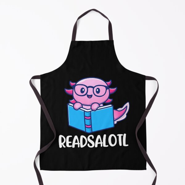 Item preview, Readsalotl Funny Cute Axolotl Reading Book designed and sold by seasonings.