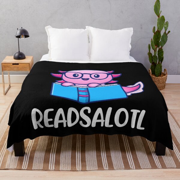 Item preview, Readsalotl Funny Cute Axolotl Reading Book designed and sold by seasonings.