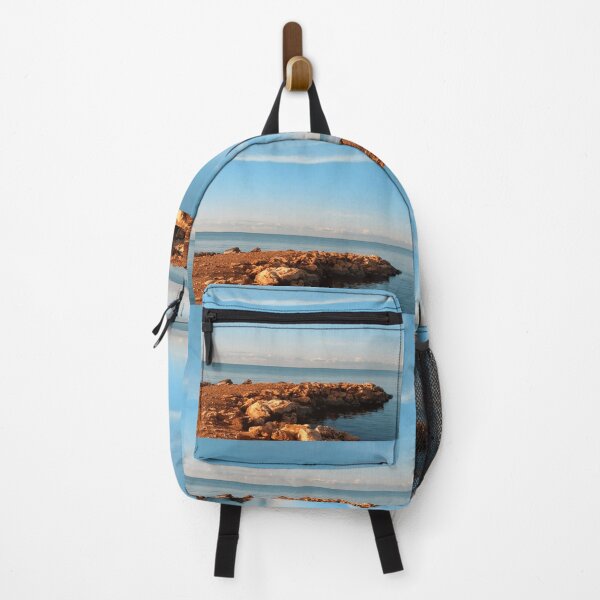 Item preview, Ocean Photograhy, Rocky Promentory Clear Blue Sky designed and sold by Spiritualish.
