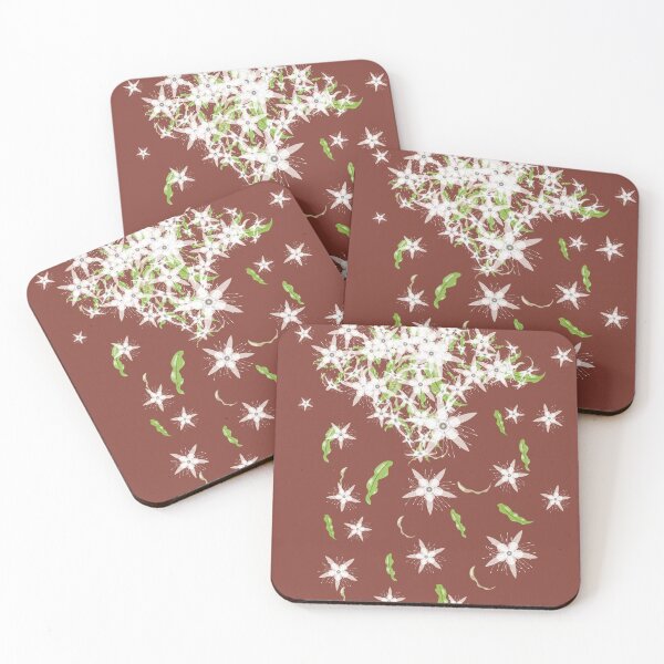 Item preview, Flowers and Leaves of the Australian Aniseed Myrtle Tree - Syzygium anisatum - Maroon designed and sold by Karen McFarland.