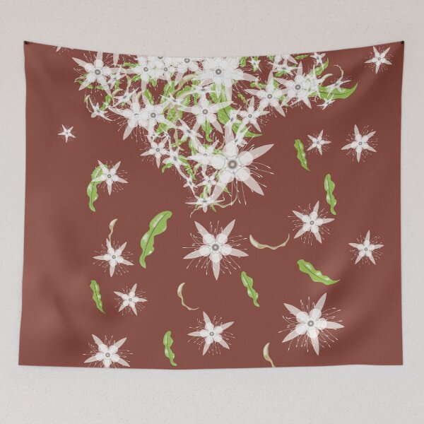 Item preview, Flowers and Leaves of the Australian Aniseed Myrtle Tree - Syzygium anisatum - Maroon designed and sold by Karen McFarland.
