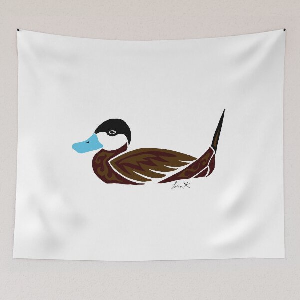 Item preview, Ruddy Duck Colored Tribal Design  designed and sold by KitayamaDesigns.