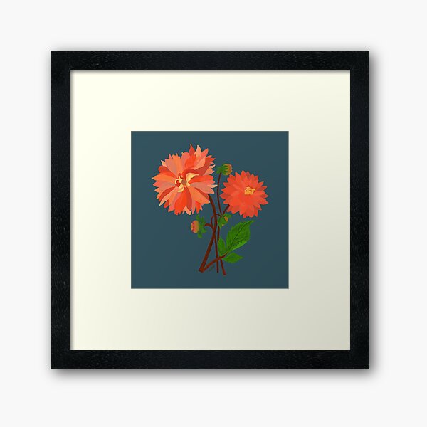 Item preview, Dahlias designed and sold by Courtney Charles.