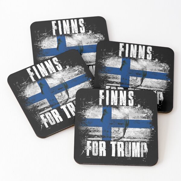Item preview, Finns For Trump - Trump 2020 Patriotic Flag designed and sold by ockshirts.