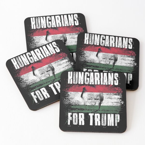 Item preview, Hungarians For Trump - Trump 2020 Patriotic Flag designed and sold by ockshirts.