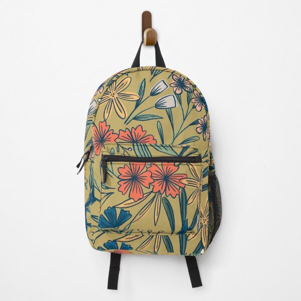 Item preview, Dolores floral (yellow) designed and sold by inkblotcreative.