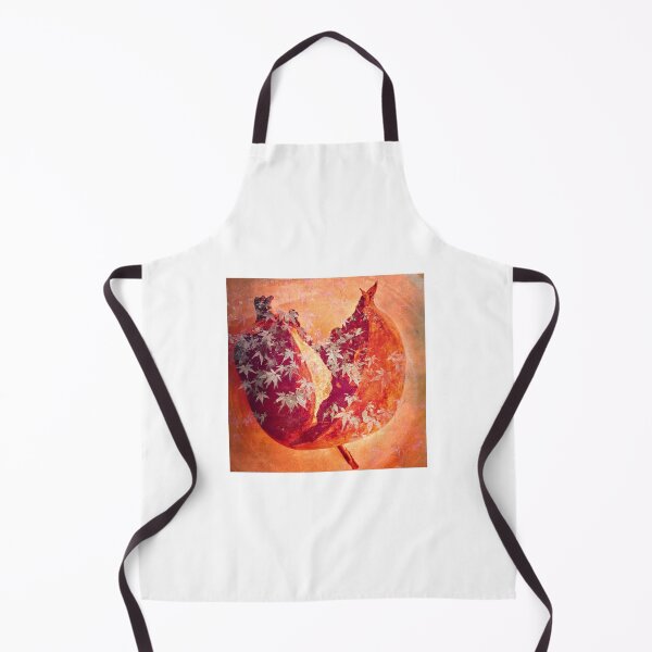 Item preview, Red Pomegranate & Maple Leaves designed and sold by lynnebeclu.