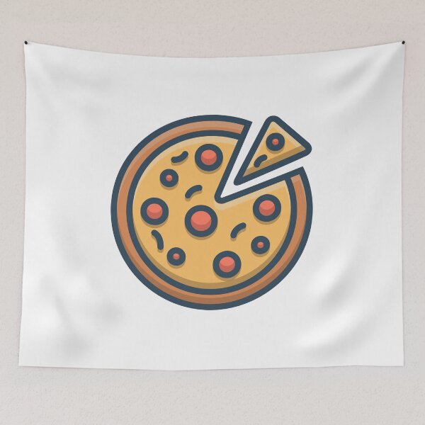 Item preview, Kawaii Pizza Pie designed and sold by Maria Simone.