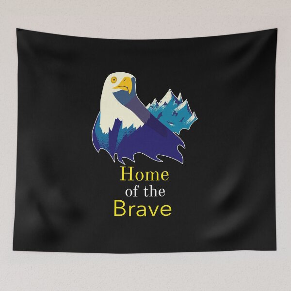 Item preview, Home of the Brave designed and sold by Saige kesl.
