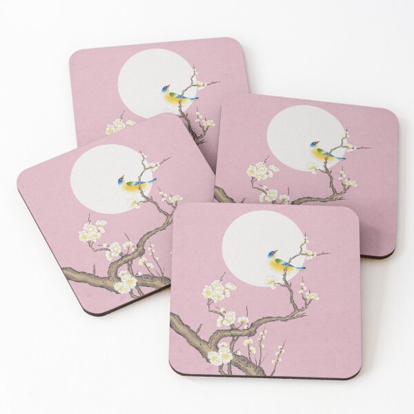 Item preview, Plum blossoms and bird, and the moon Type C (Minhwa: Korean traditional/folk art) designed and sold by minsillust.
