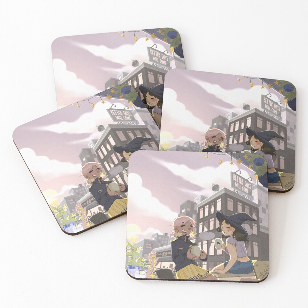 Item preview, Coasters (Set of 4) designed and sold by pingapenguin.