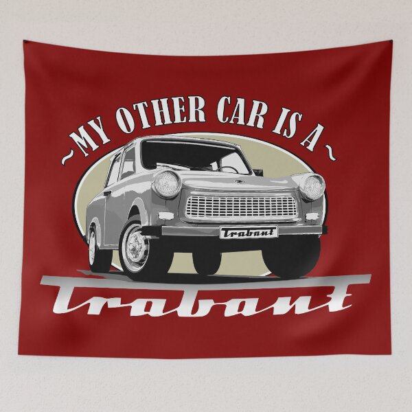 Item preview, My other car is a Trabant (on red)  designed and sold by Groenendijk.