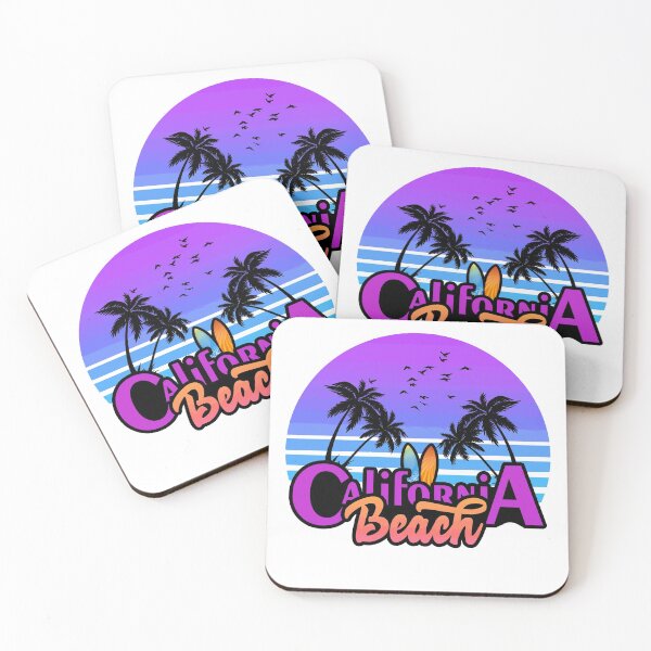 Item preview, California Sunset beach tropical trees designed and sold by looklock.