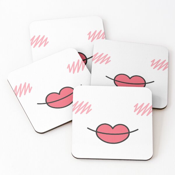 Item preview, Blushing Pink Smiling Lips designed and sold by Pinkmagenta.