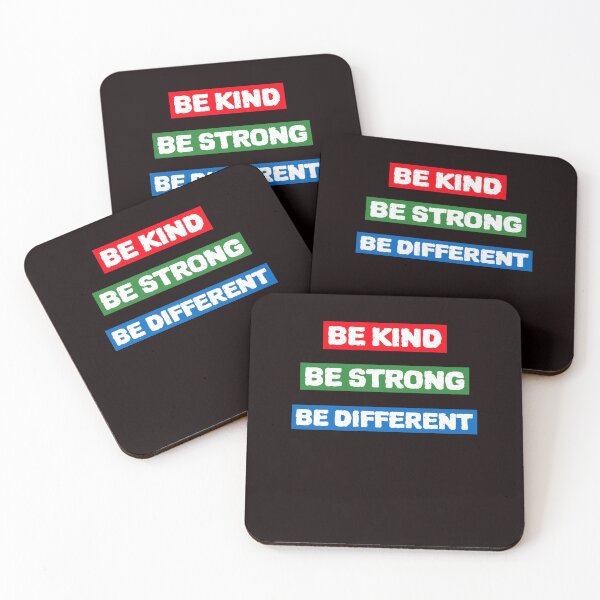 Item preview, BE KIND BE STRONG BE DIFFERENT designed and sold by YourEssentials.