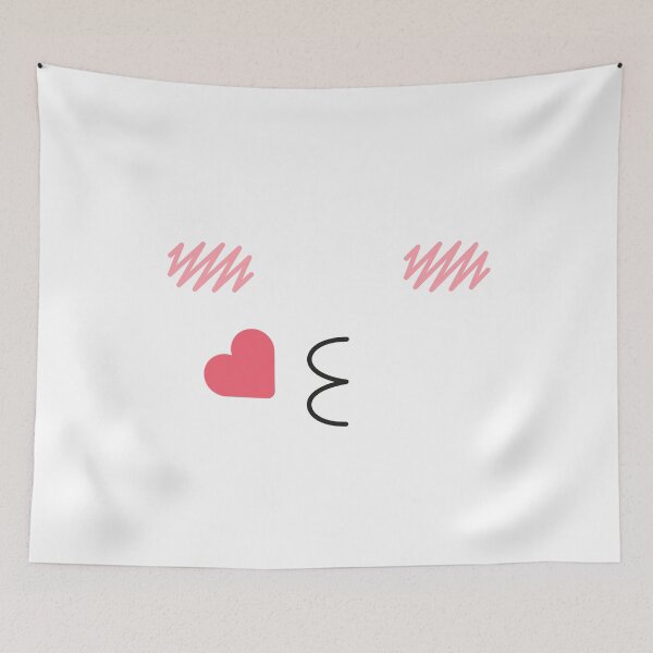 Item preview, Kissing blush face anime designed and sold by Pinkmagenta.