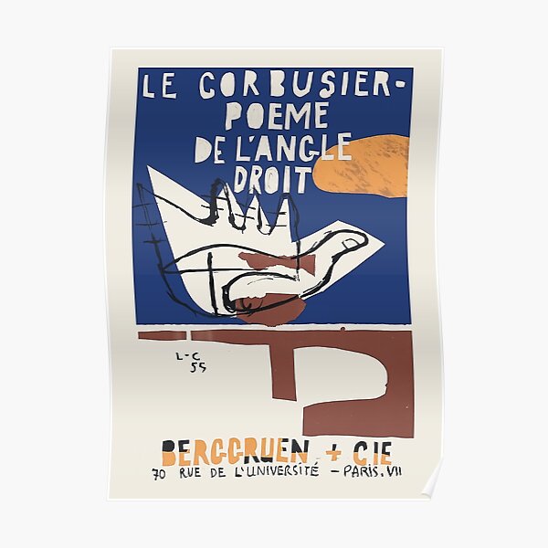 Poeme De L'Angele Droit Poster