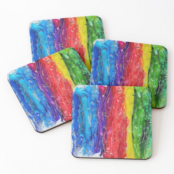Item preview, Rainbow Watercolors designed and sold by ResinArtbyTana.
