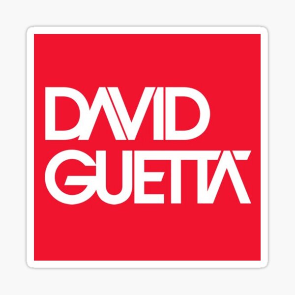 David Guetta logo Sticker