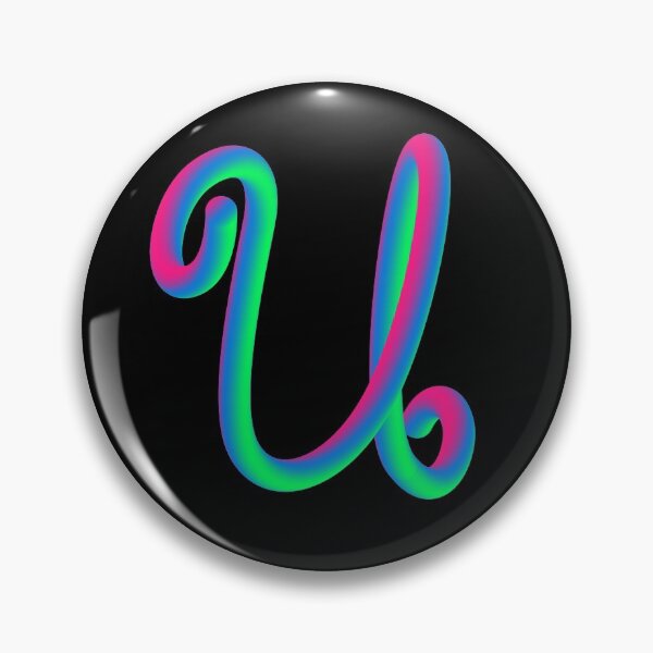 Item preview, Letter U Neon Multicolor designed and sold by Aethel84.