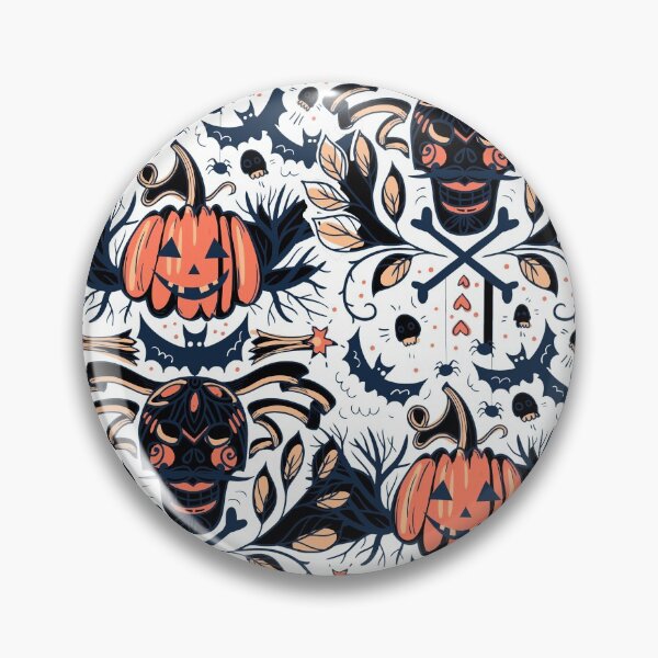Item preview, Máscara de arte con patrón de noche de Halloween Boo designed and sold by ARTISER.
