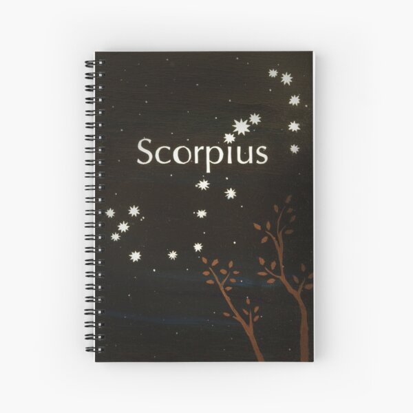 Scorpius Spiral Notebook