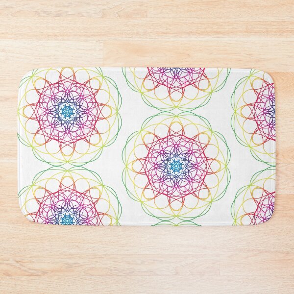 Item preview, Round gradient mandala Design designed and sold by ShopThousand.