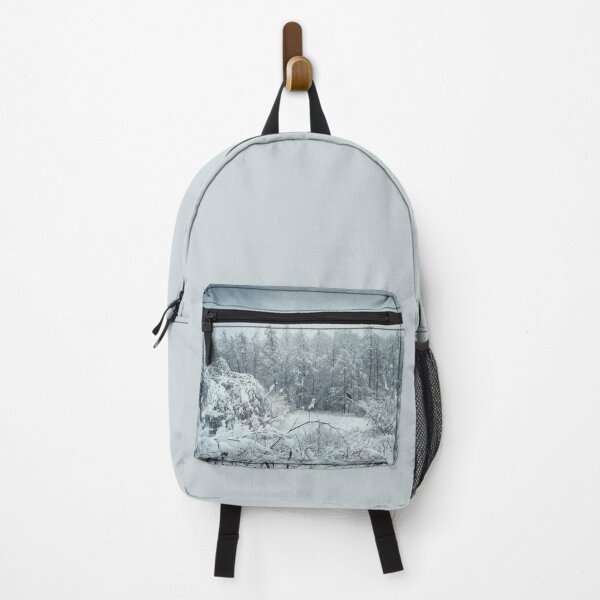 Item preview, winter landscape designed and sold by Dyrk Wyst Redbubble Shop.