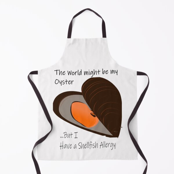 Item preview, I have a shellfish allergy designed and sold by PillowPuns.