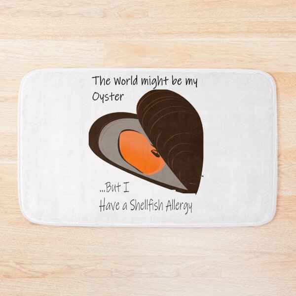 Item preview, I have a shellfish allergy designed and sold by PillowPuns.