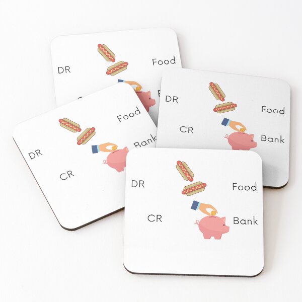 Item preview, Contabilidad: Dr. Food, Cr Bank designed and sold by AppreciateThat.