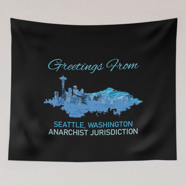 Item preview, Seattle Protest Anarchy designed and sold by LushCatDesign.