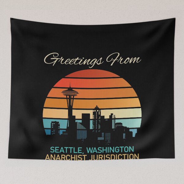 Item preview, Seattle Protest Anarchy designed and sold by LushCatDesign.
