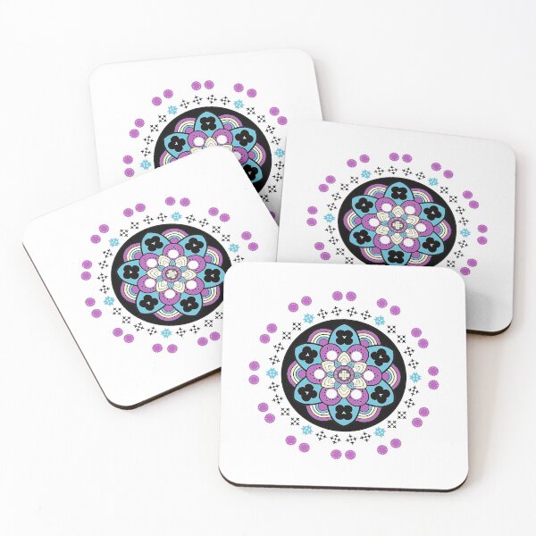 Item preview, Round gradient mandala Design designed and sold by ShopThousand.