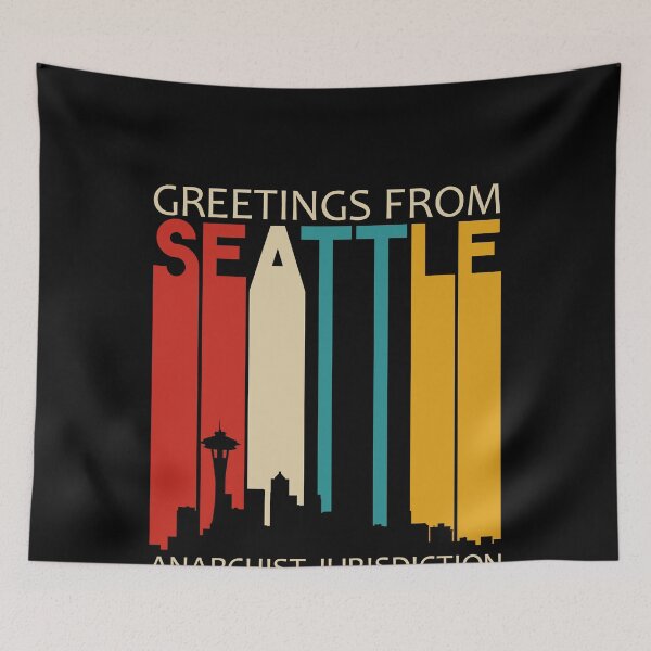 Item preview, Seattle Protest Anarchy designed and sold by LushCatDesign.