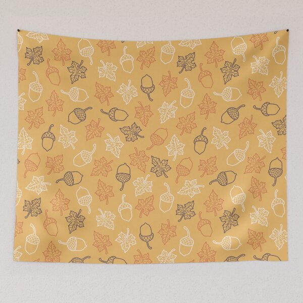 Item preview, Colorful Acorns and Fall Leaves designed and sold by AllisonDelDuca.
