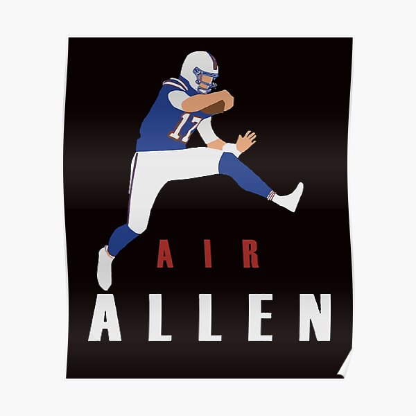 Josh Allen Riding a Buffalo - Josh Allen - Posters and Art Prints