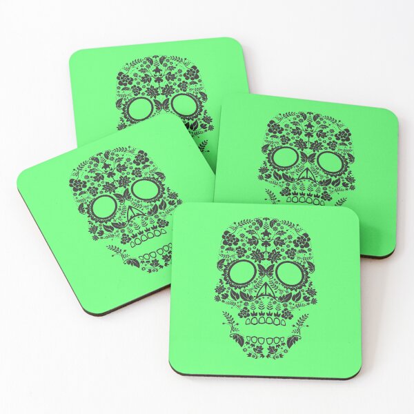 Item preview, Flower skull designed and sold by zoey Shetty.