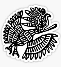 Mayan Eagle Sticker