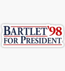 Pegatina Bartlet para presidente