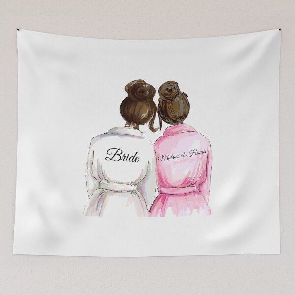 Item preview, Matron of Honor Gift Proposal | Best Wedding Gift for Bride | Bride Gift from MOH | Bridal Shower Gift for Her | Matron of Honor Gift from Bride (Both Brunette) designed and sold by premiertreats.